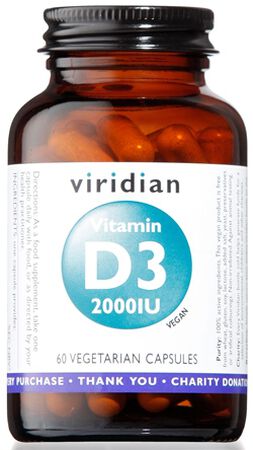 VIRIDIAN VITAMIN D3 2000IU 60CPS image not present