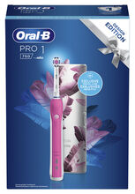 ORALB PRO1 ROSA CROSS ACTION SPAZZOLINO ELETTRICO 3D WHITE ROSA