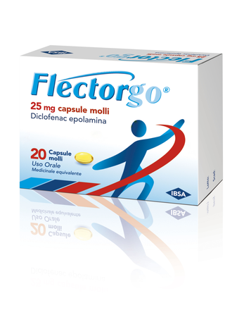 FLECTORGO*20 cps molli 25 mg image not present