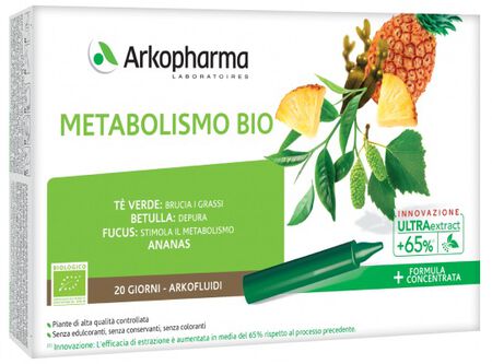 ARKOFLUIDI METABOLISMO BIO 20 FIALE image not present
