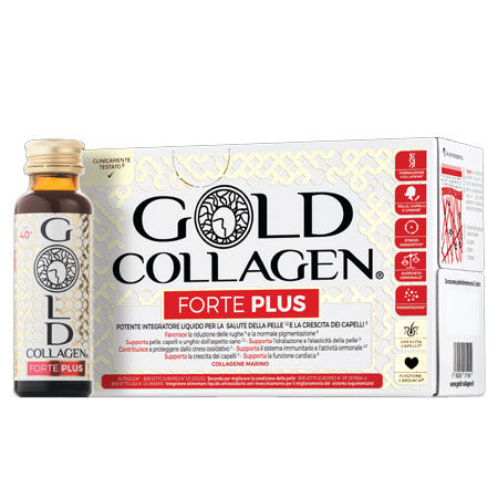 GOLD COLLAGEN FORTE PLUS 10 FLACONI DA 50 ML image not present