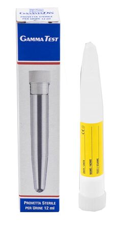 PROVETTA STERILE PER URINA 12ML image not present