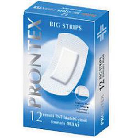 CEROTTO PRONTEX BIG STRIPS ASTUCCIO DA 12 PEZZI FORMATO MAXI image not present