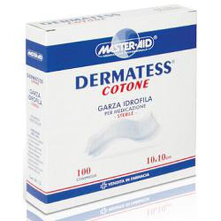 GARZA IDROFILA DERMATESS COT 10X10 100 PEZZI image not present