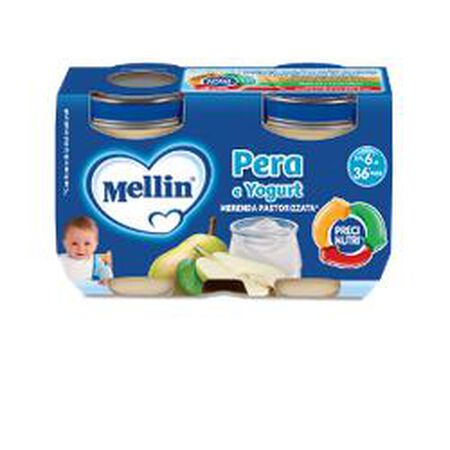 MELLIN MERENDA YOGURT PERA 2X120 G image not present