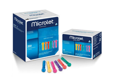 LANCETTE PUNGIDITO PER DISPOSITIVO MICROLET 25 PEZZI image not present