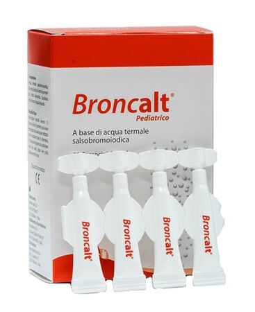 BRONCALT STRIP PEDIATRICO SOLUZIONE IRRIGAZIONE NASALE 20 FLACONCINI DA 2 ML image not present
