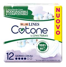 LINES COTONE BIO ULTRA ALI 10+2 PEZZI