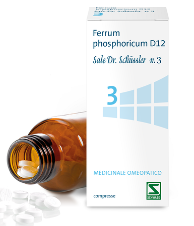 FERRUM PHOSPHORICUM D12 SALE DR.SCHUSSLER N.3*D12 200 cpr flacone image not present